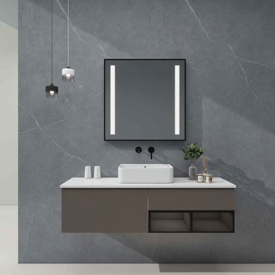 Smart LED Bathroom Mirror Light for Hotel Guest Rooms with Anti Fog Glass and Motion Sensor Brightness Adjustment