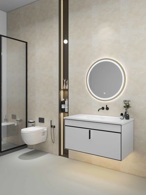 Custom LED Mirror Light with Adjustable Brightness for Daily Makeup and Grooming in Contemporary Bathrooms
