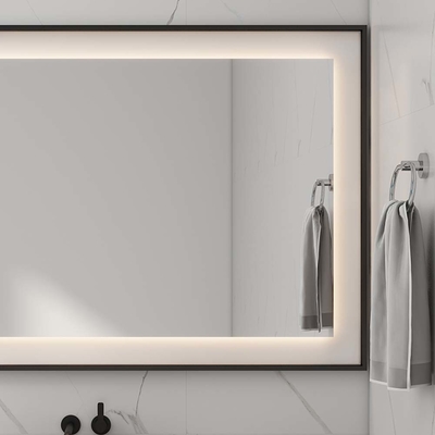 Custom Size LED Bathroom Mirror Light Fixture with Dimmable Touch Control Anti Fog Function and IP44 Waterproof Rating for Home and Hotel Projects