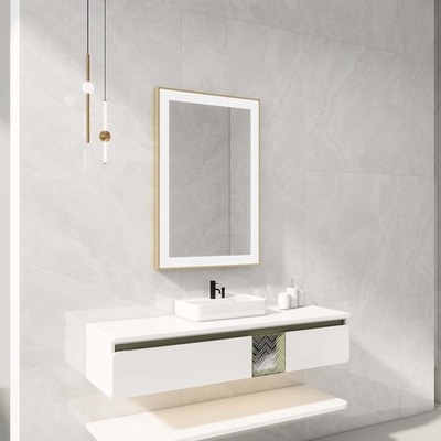 Luxury LED Bathroom Mirror Light for Hotel Guest Suites and Home Renovation with Dimmable Lighting Waterproof Structure and Sleek Minimalist Design