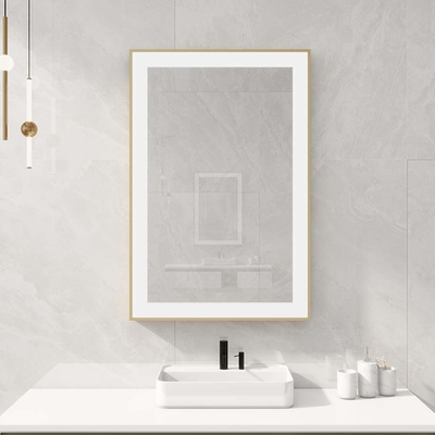 Luxury LED Bathroom Mirror Light for Hotel Guest Suites and Home Renovation with Dimmable Lighting Waterproof Structure and Sleek Minimalist Design
