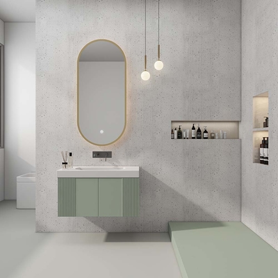 Custom Size LED Bathroom Mirror Light Fixture with Dimmable Brightness Anti Fog Glass and Touch Sensor for Luxury Hotels and Home Renovation