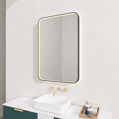 Luxury Hotel Style LED Vanity Mirror Light with Customizable Size Memory Function and Waterproof Anti Fog Feature for Guest Rooms and Residences