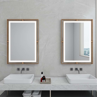 Custom Designed LED Bathroom Mirror Light Fixture with Adjustable Color Modes Waterproof Housing and Anti Fog Glass for Renovations and Hotel Projects