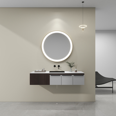Framed LED Bathroom Mirror Light with Custom Size Options Dimmable Brightness and Anti Fog Function Designed for Modern Homes and Hotel Interiors