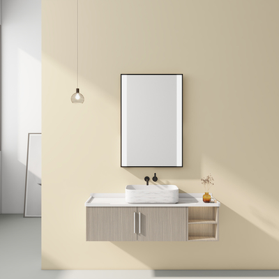 Stylish Framed LED Mirror Light with Adjustable Brightness Waterproof Structure Anti Fog Glass and Custom Size Options for Hotels and Luxury Homes