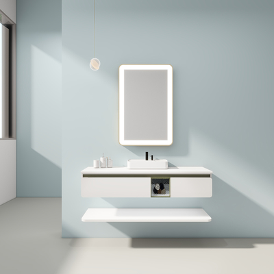 Metal Framed LED Bathroom Mirror Light with Smart Touch Sensor Adjustable Color Modes Custom Size and Anti Fog Panel Perfect for Hotel Guest Bathrooms