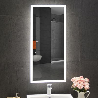 Rectangular Wall Mounted Acrylic Illuminated Haircut LED Lighted Mirror W18
