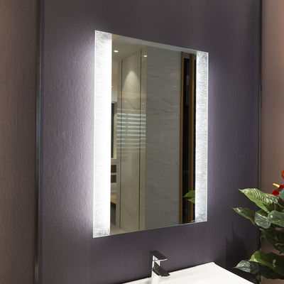 Beauty Salon Illuminated LED Bathroom Mirror Customizable With 24VDC Lighting