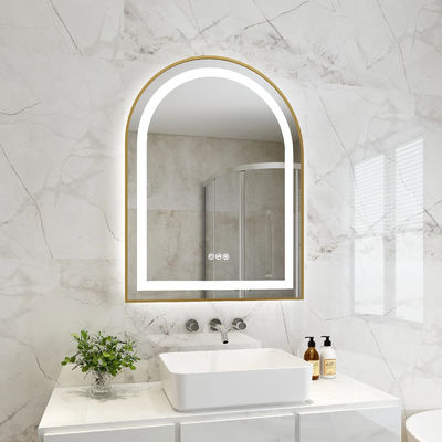 Touch Switch Large Illuminated Bathroom Mirror Modern Anti Mist Bathroom Mirror
