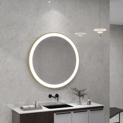 Smart Bathroom Mirror With Lights Touch Switch And Anti Fog Light Up Mirror Vanity